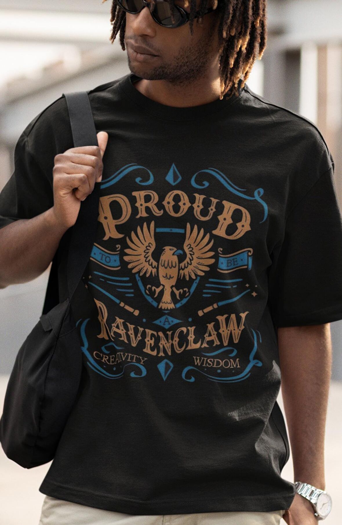 Proud Ravenclaw Baskılı Tişört, Erkek-Kadın Harry Potter Baskılı Tshirt