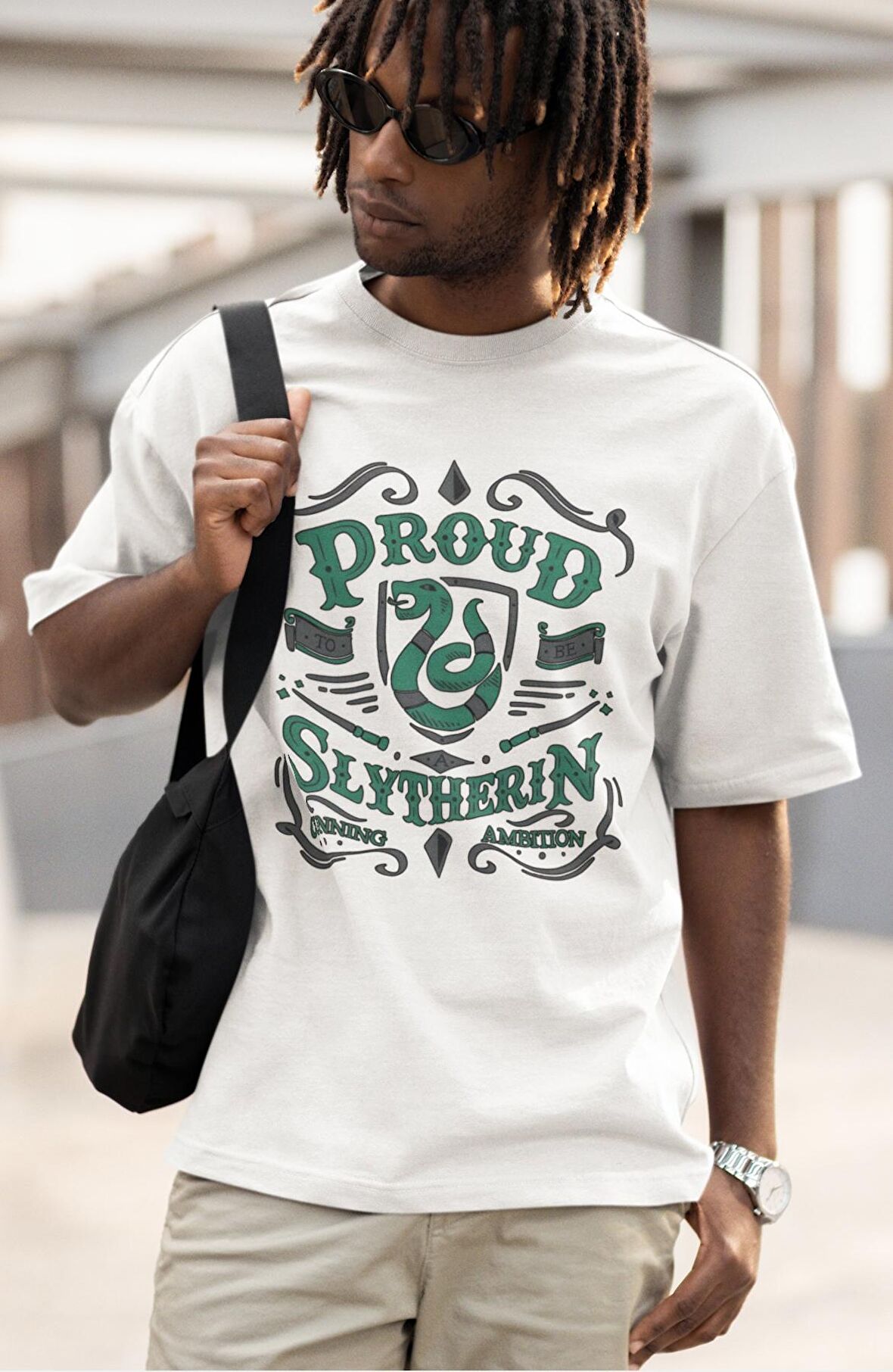 Proud Slyther Baskılı Tişört, Erkek-Kadın HP Baskılı Tshirt