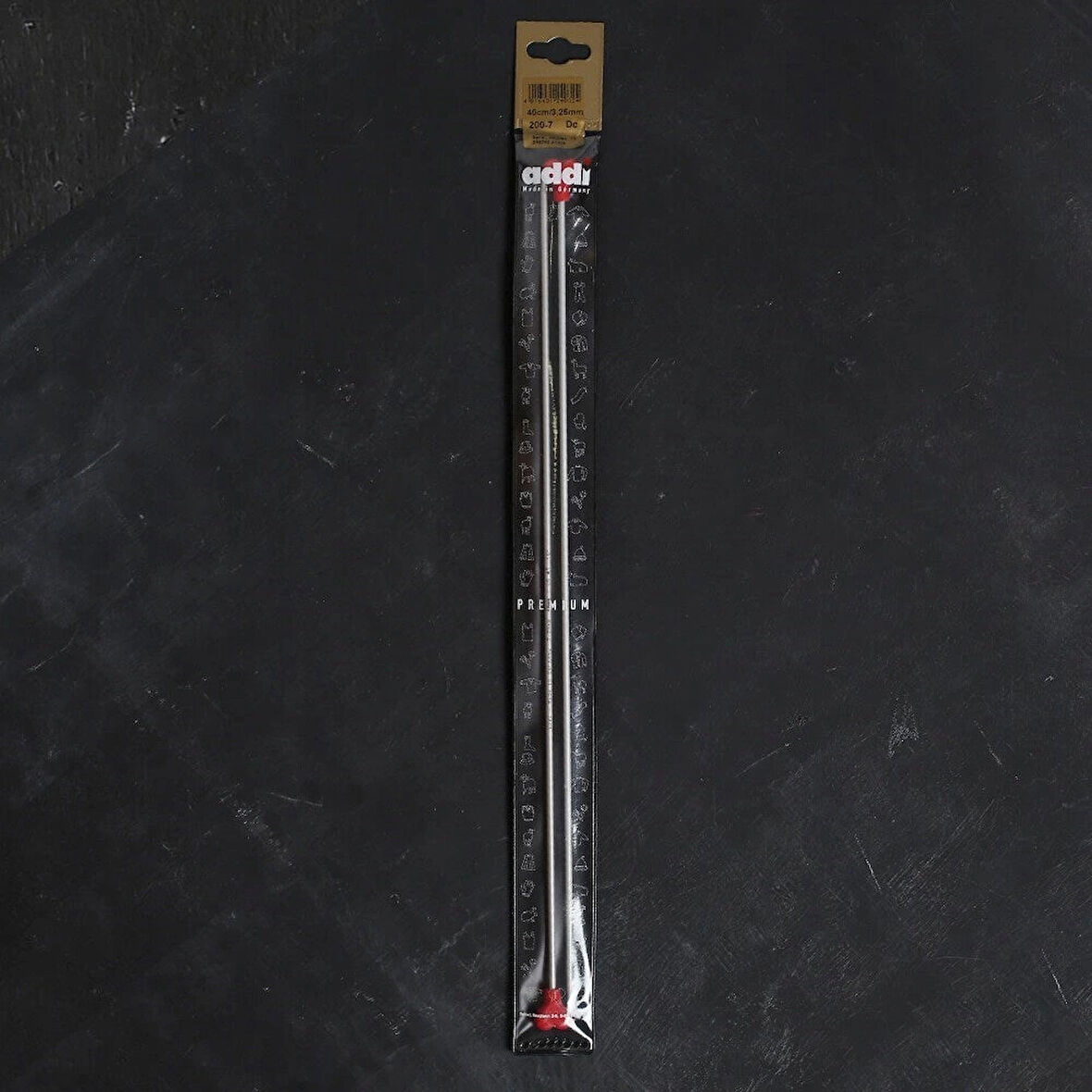 ADDI KALPLİ 3.25MM 40CM KLASİK ALÜMİNYUM ÖRGÜ ŞİŞİ
