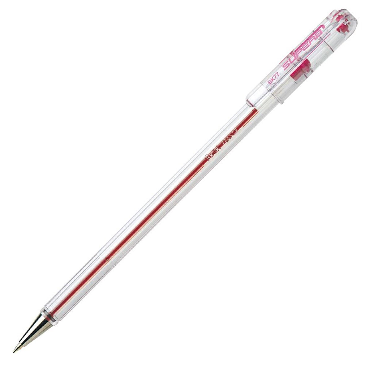 Pentel Yağ Bazlı Roller Kalem 0.7 mm Kırmızı BK77-B