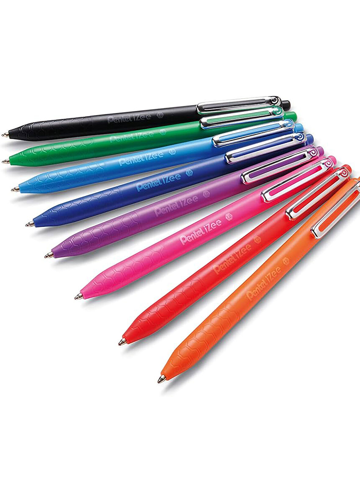 Pentel İzee Yağ Bazlı Mekanizmalı Roller Kalem 1.0 Mm - 8'Li Set Bx470-8