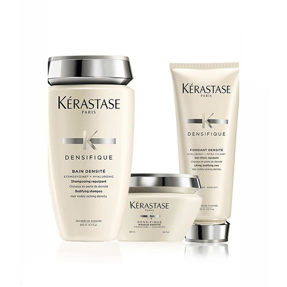 Kerastase Densifique Bain Densite Yoğunlaştırıcı Şampuan 250 ml + Makse 200 ml + Krem 200 ml 3474636351007