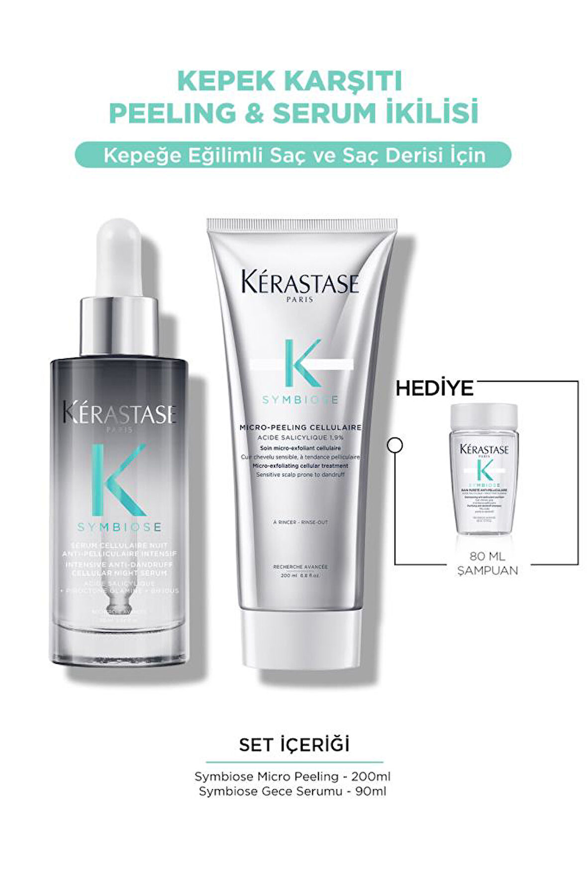 Symbiose Gece-gündüz Kepek Karşıtı Bakım Rutini