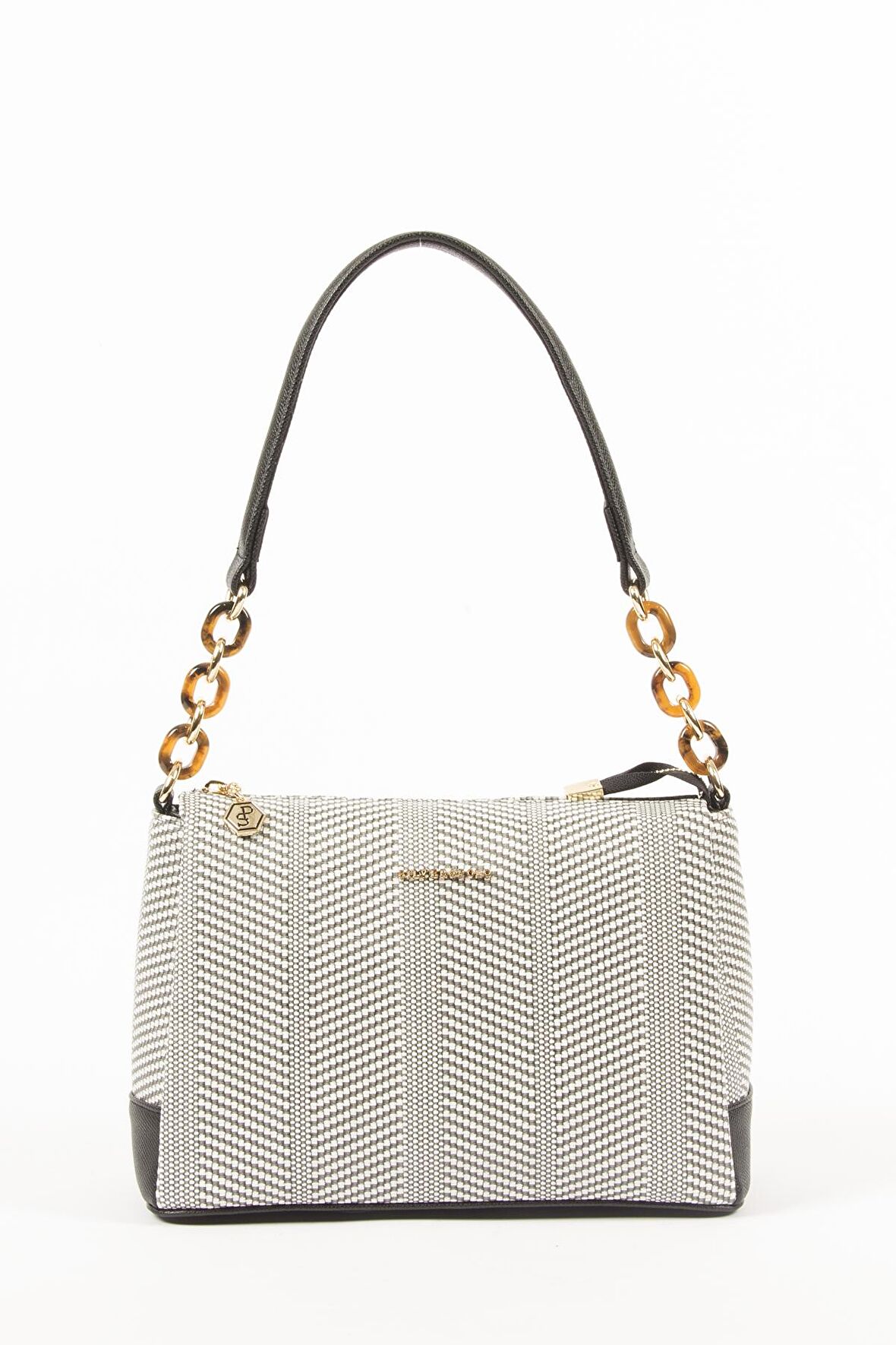 Silver Polo  Kadın Çapraz Çanta 910-34762 SILVER POLO ÇAPRAZ Kadın ÇANTASI M132 SİYAH BEYAZ-MAT SİYAH