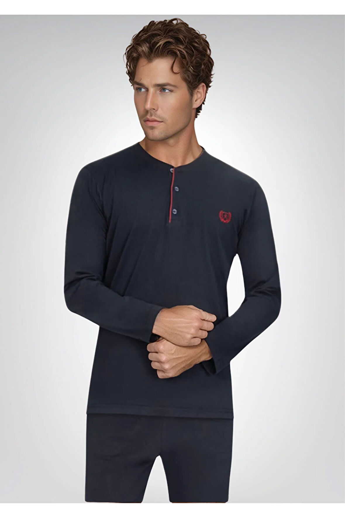 Erkek Giyim %100 Pamuk Penye Pijama Takımı L1.ANC.1001.01