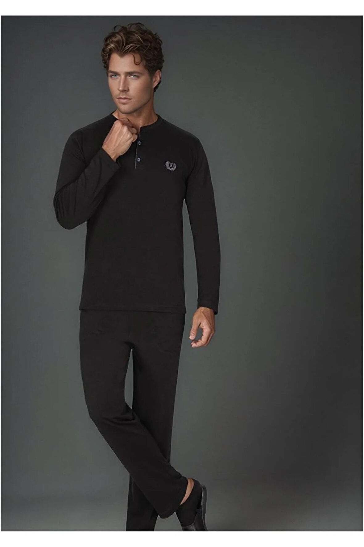 Erkek Giyim %100 Pamuk Penye Pijama Takımı L1.ANC.1001.01