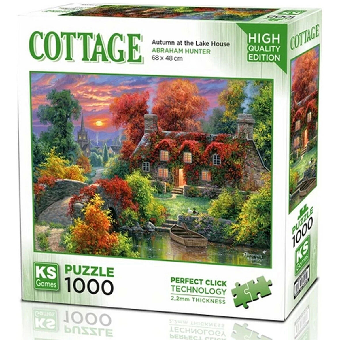 Nessiworld  Games Autumn at The Lake House Puzzle 1000 Parça