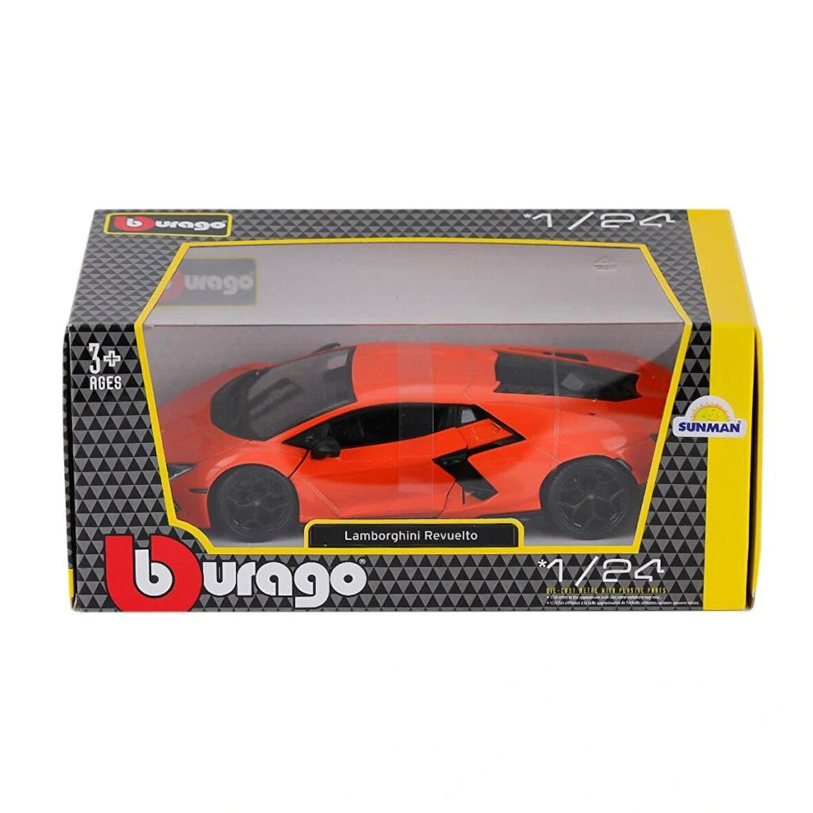 Nessiworld 21106 Burago Lamborghini Revuelto 1:24 Turuncu -Sunman