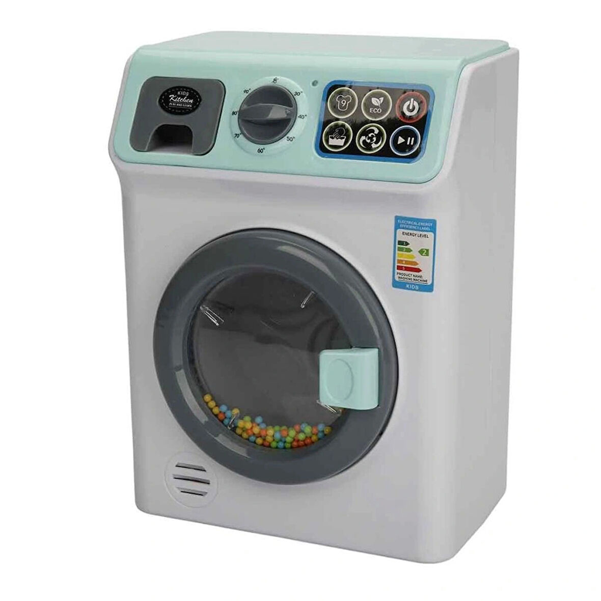 Nessiworld Hommy Sesli ve Işıklı Yeşil Çamaşır Makinesi