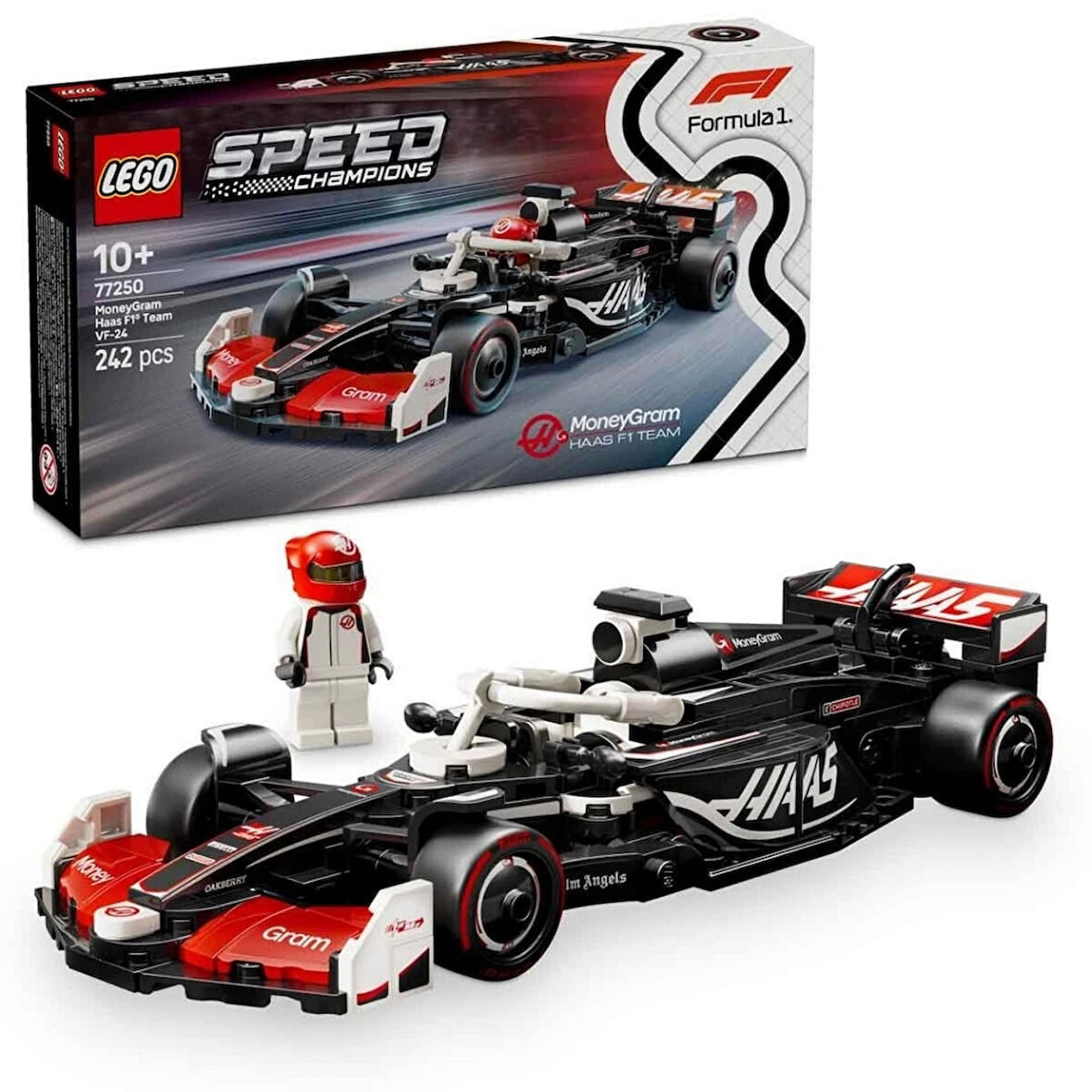 Nessiworld  Speed Champions MoneyGram Haas F1 Team VF-24 Yarış Arabası 77250