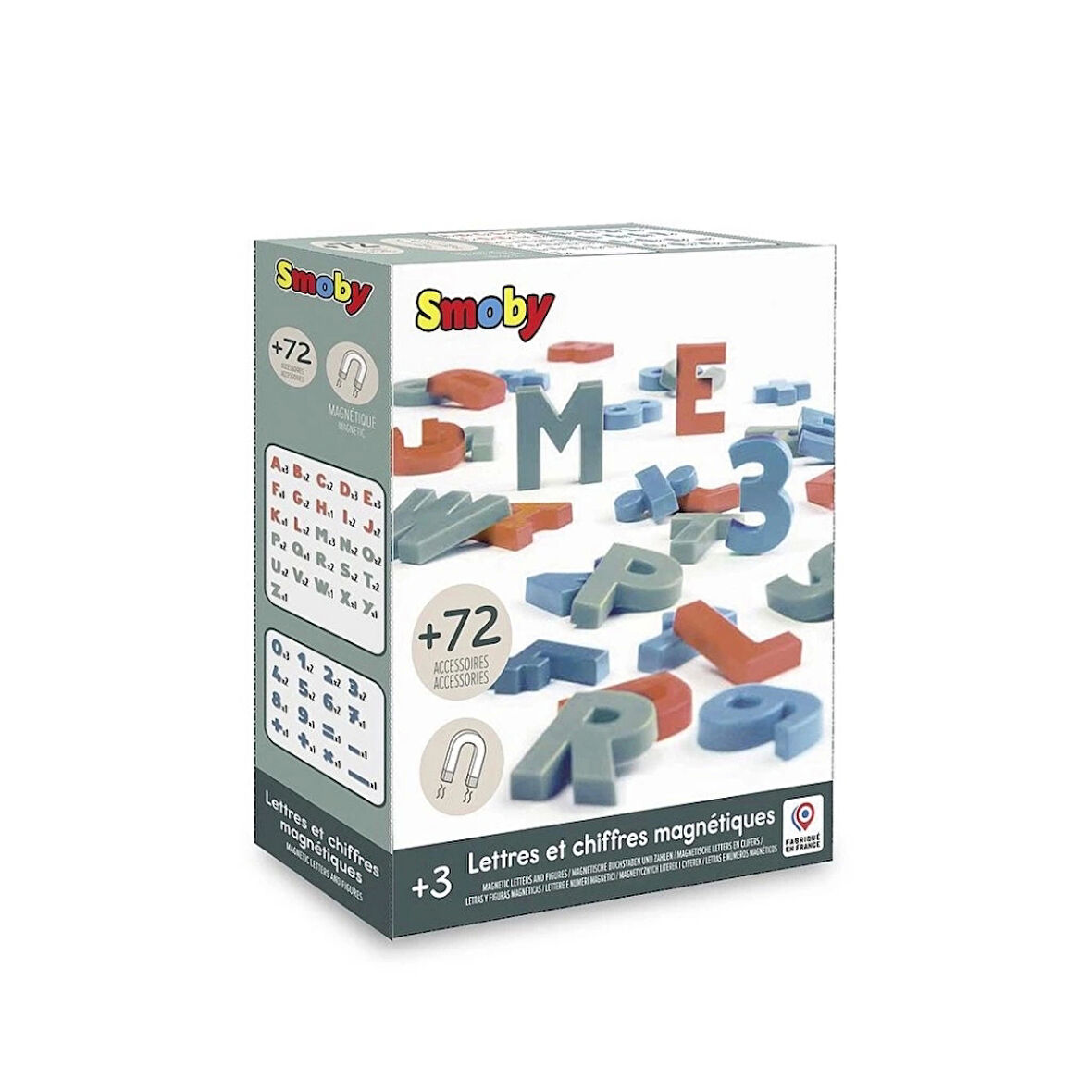 Nessiworld Smoby 72 Magnetic Letters & Numbers