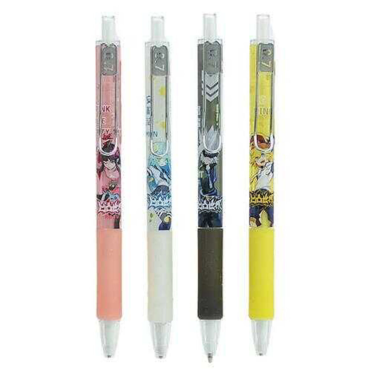 Unick Color Versatil Kalem Black & White Anime Metal 6780-48-STD