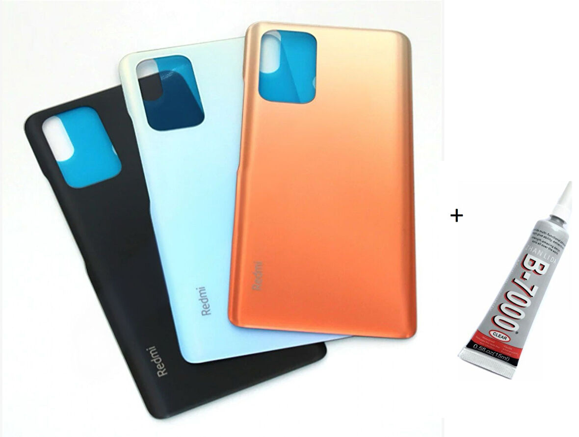 REDMİ NOTE 10 PRO Arka Batarya Pil Kapağı GRİ (B7000 15 ML Yapıştırıcı)