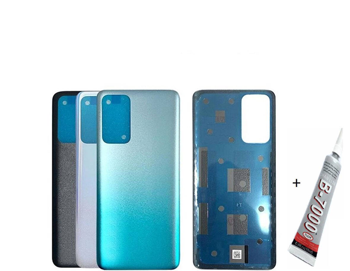 REDMİ NOTE 11 Arka Batarya Pil Kapağı AÇIK MAVİ (B7000 15 ML Yapıştırıcı)