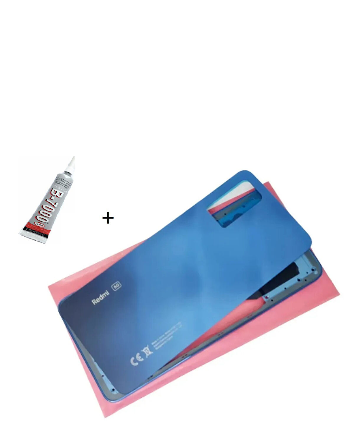 REDMİ NOTE 11 PRO Arka Batarya Pil Kapağı MAVİ (B7000 15 ML Yapıştırıcı)