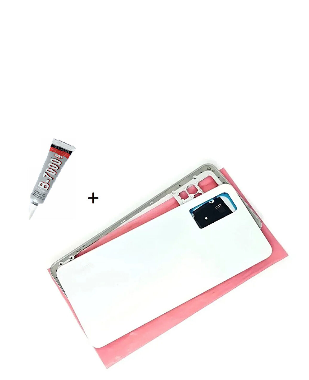 REDMİ NOTE 11 PRO Arka Batarya Pil Kapağı BEYAZ (B7000 15 ML Yapıştırıcı)