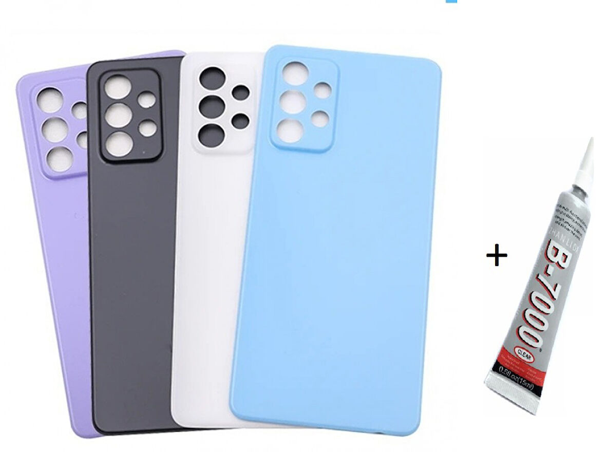 SAMSUNG A32 4G Arka Batarya Pil Kapağı BEYAZ (B7000 15 ML Yapıştırıcı)