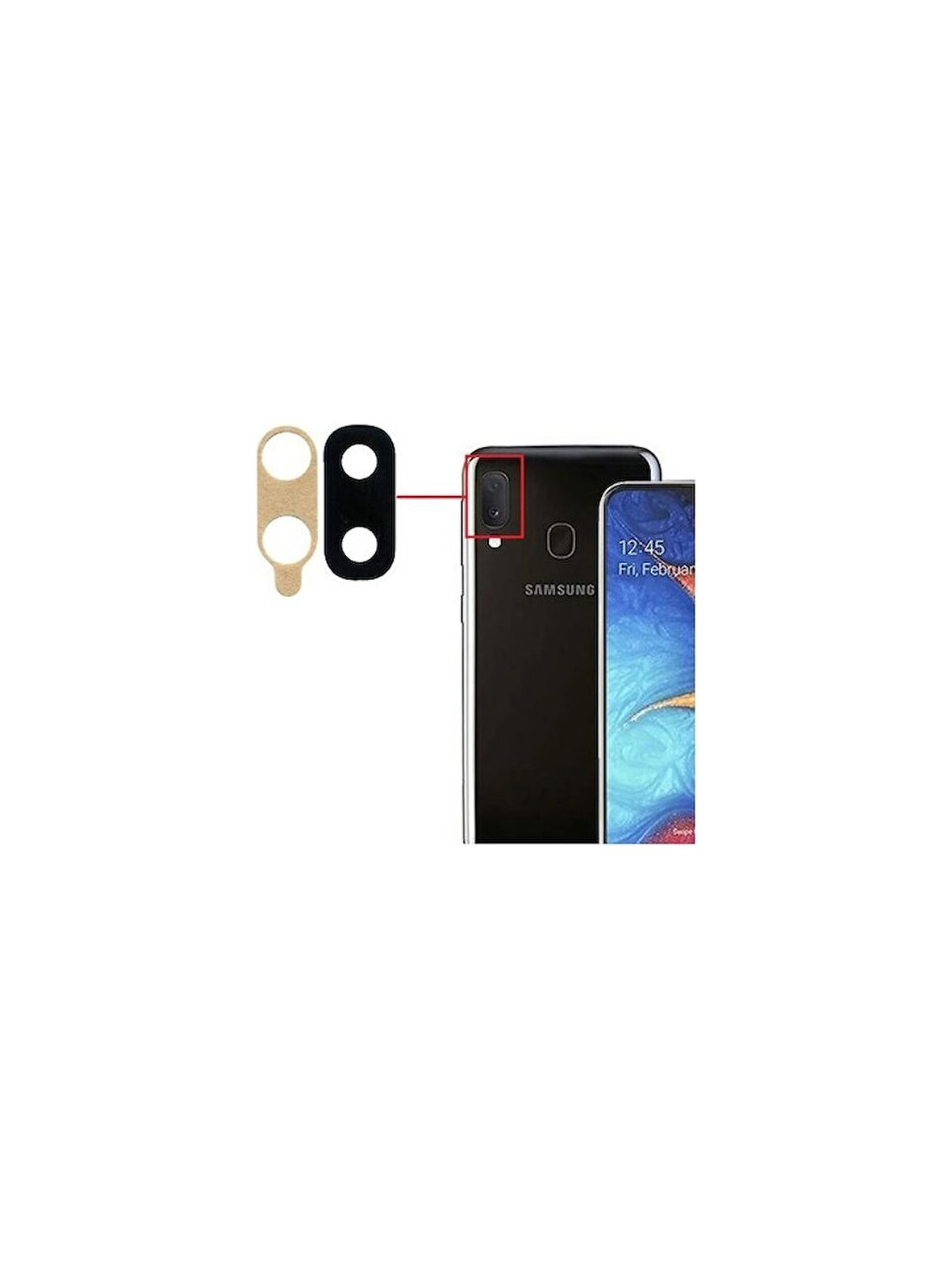 SAMSUNG A20E ARKA KAMERA LENSİ