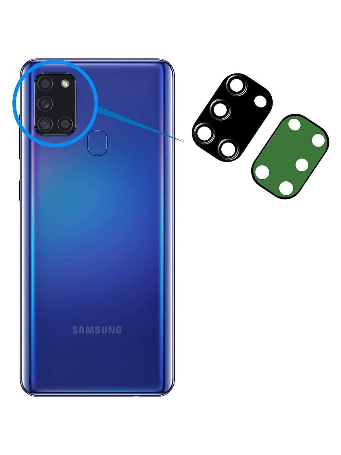 SAMSUNG A21S ARKA KAMERA LENSİ
