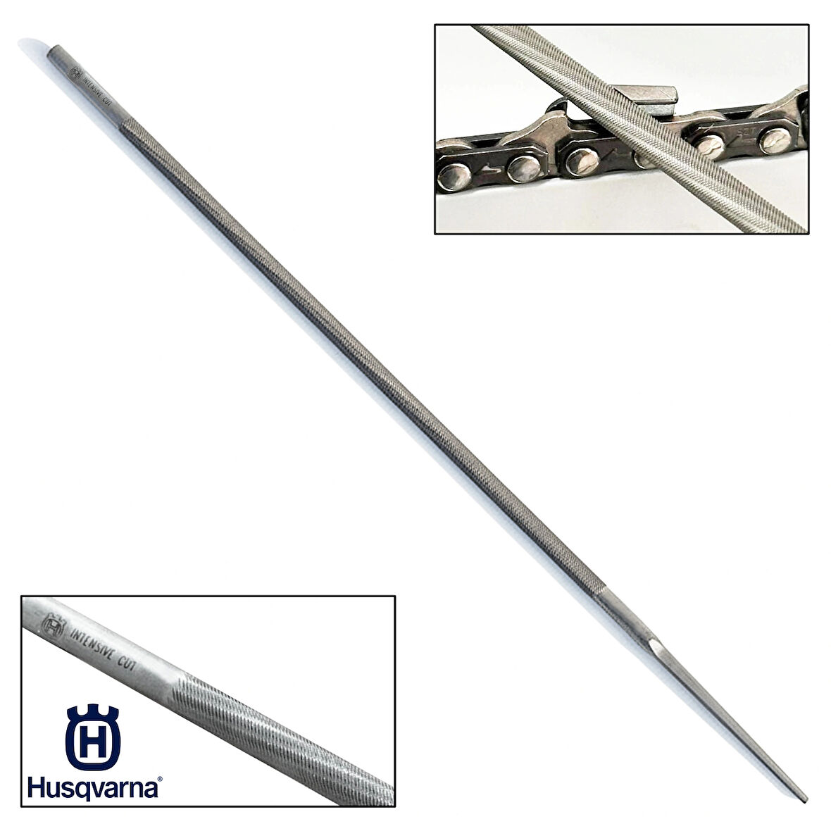 Husqvarna Motorlu Testere Zincir Bileme Eğesi 5/32 4.0mm İnce Eğe Yüksek Kalite
