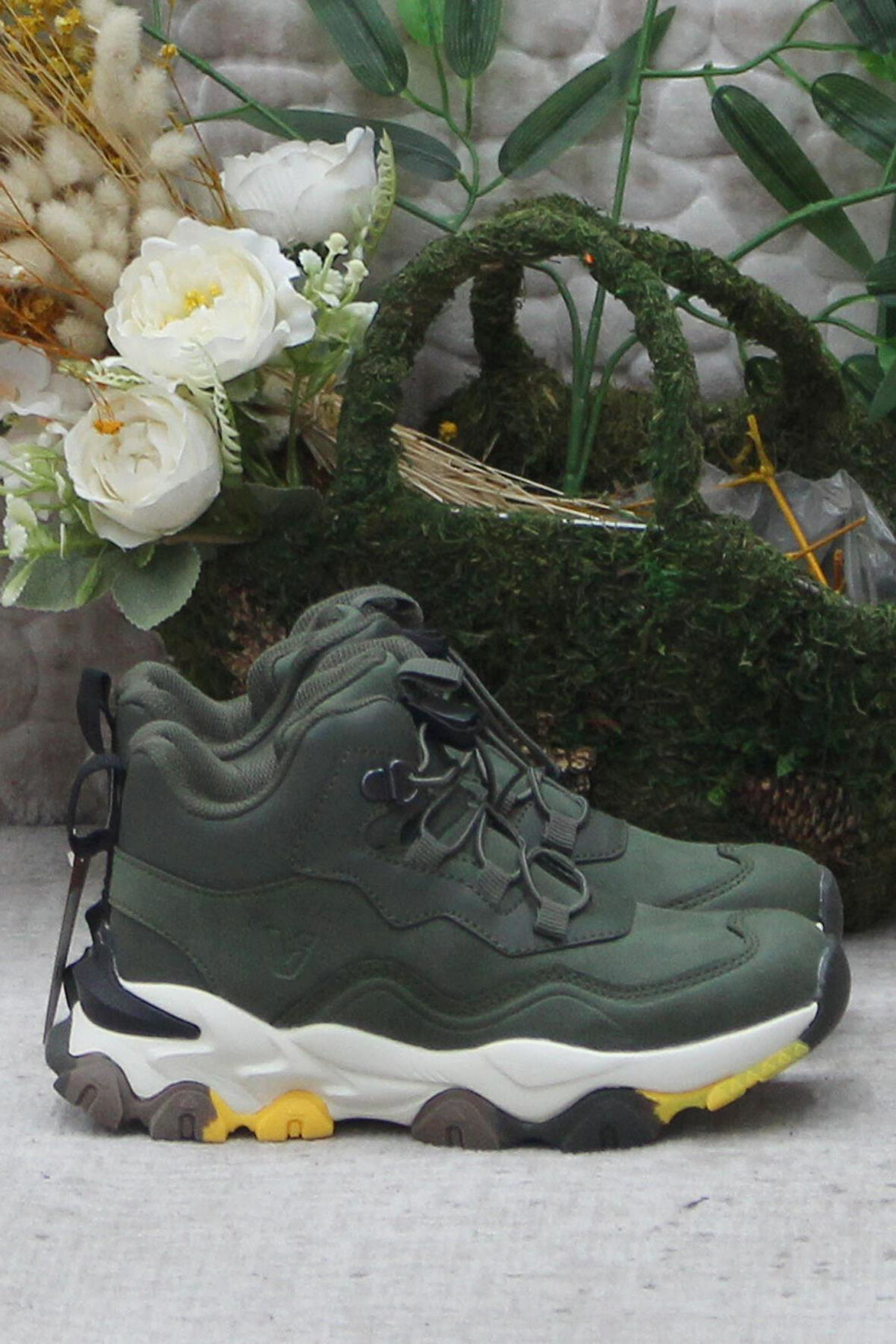 Vicco 869.F23K.352 Haki Apex Big Kids Phylon Trekking Erkek Çocuk Bot