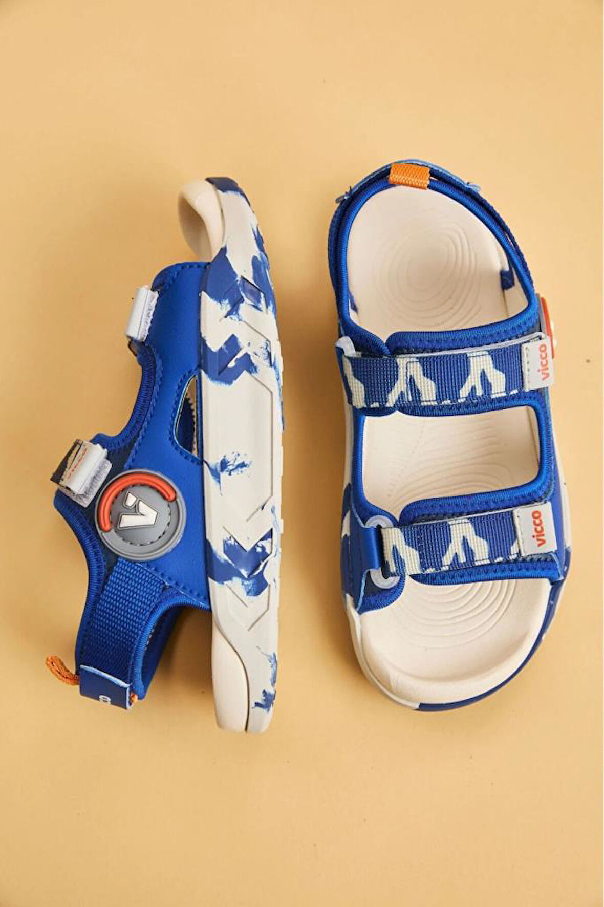 Vicco Tape 332.P25Y.206 Anatomik Taban Erkek Çocuk Sandalet Lacivert 26-30 