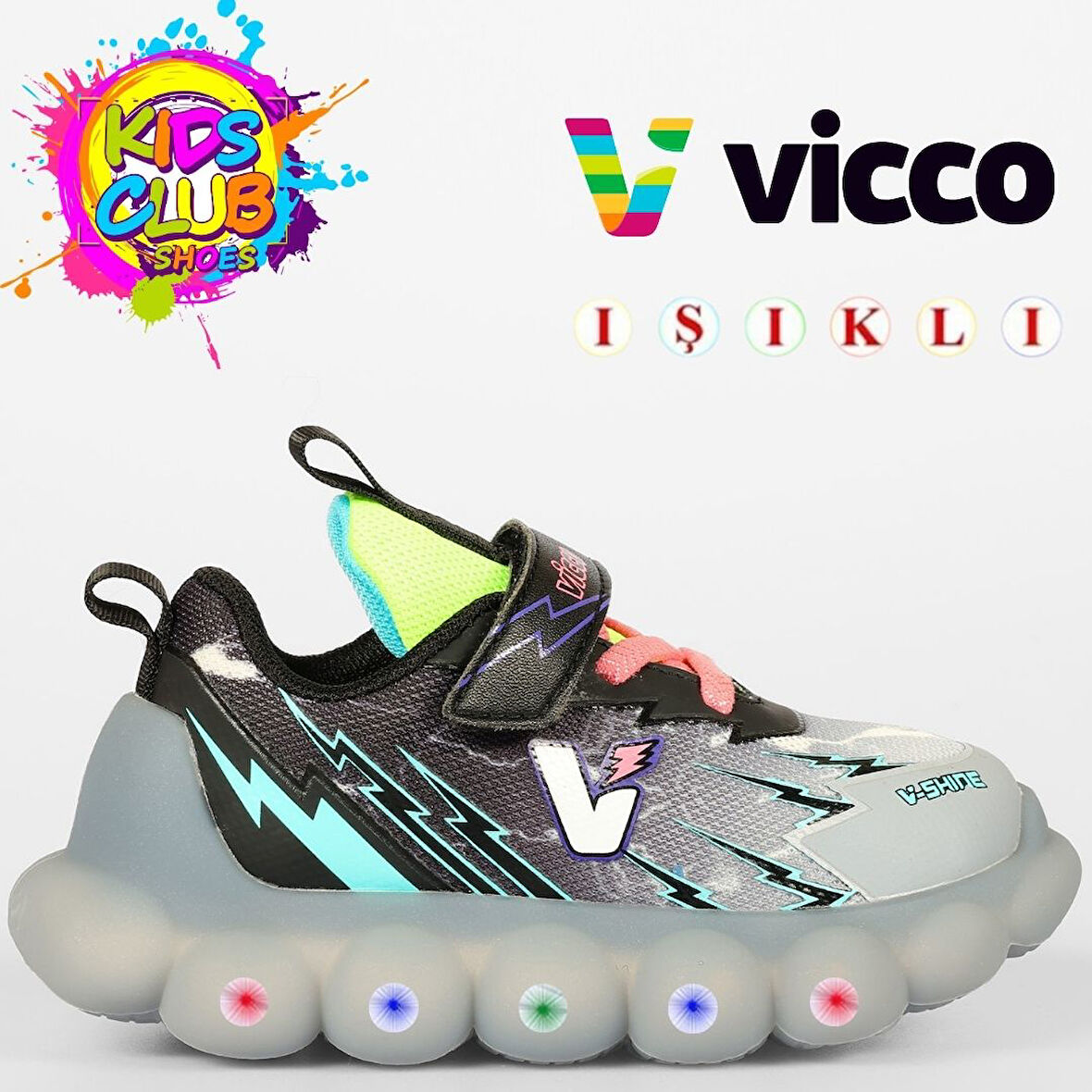 Vicco Flash Işıklı Ortopedik Çocuk Spor Ayakkabı