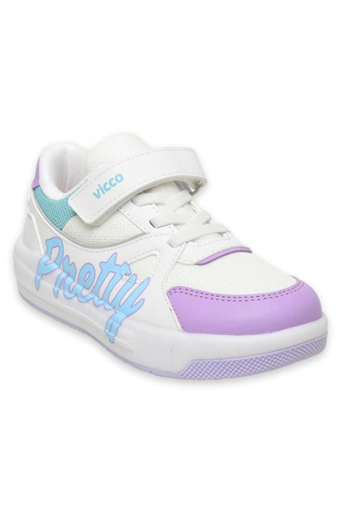 Vicco Pretty 220.P25Y.113 Anatomik Taban Kız Çocuk Işıklı Sneaker Ayakkabı Beyaz 29-33 