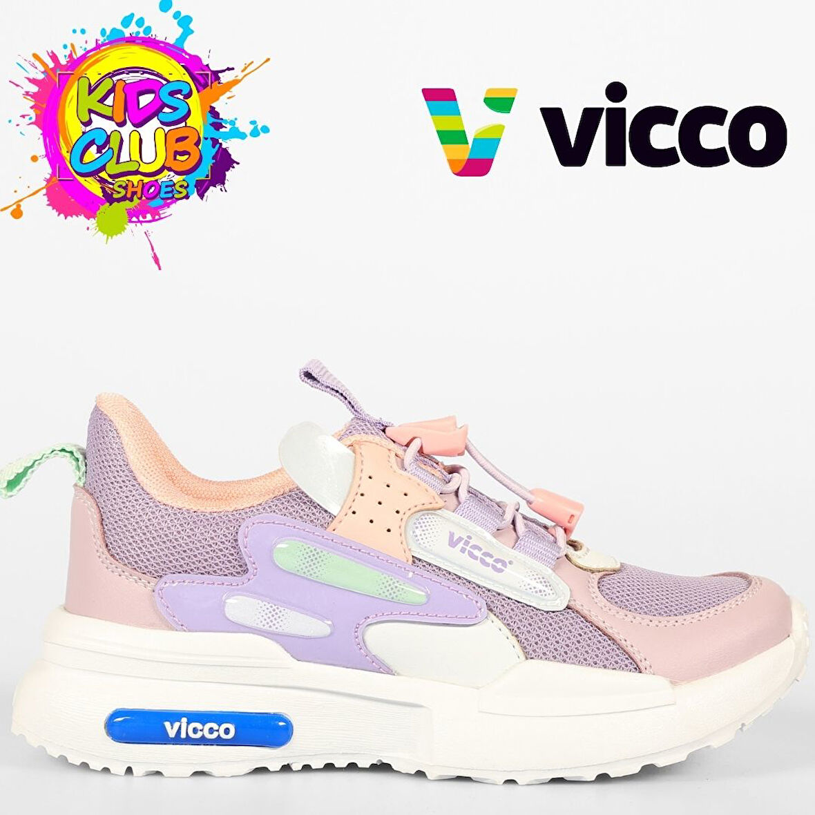 Vicco Cecelia Akıllı Lastik Bağcık Ortopedik Çocuk Spor Ayakkabı