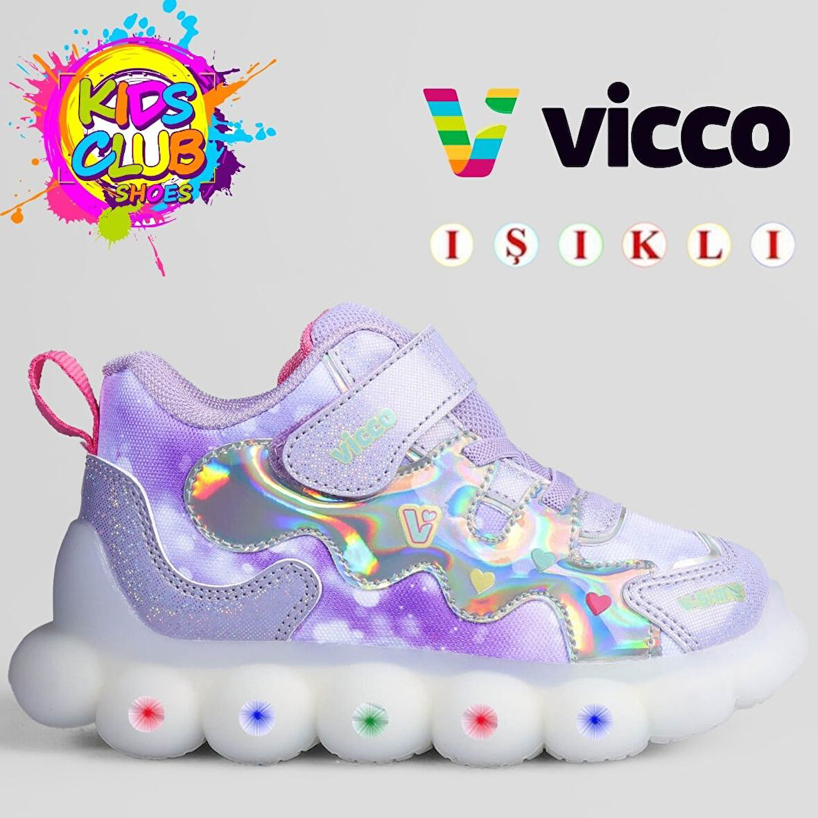 Vicco Sonya Ortopedik Taban Işıklı Çocuk Bot