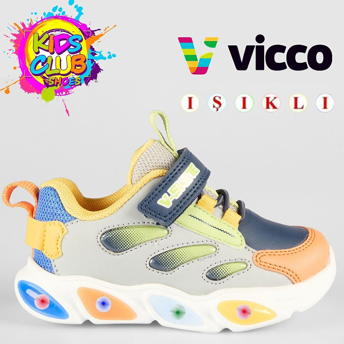 Vicco Lamb Işıklı Ortopedik Çocuk Spor Ayakkabı