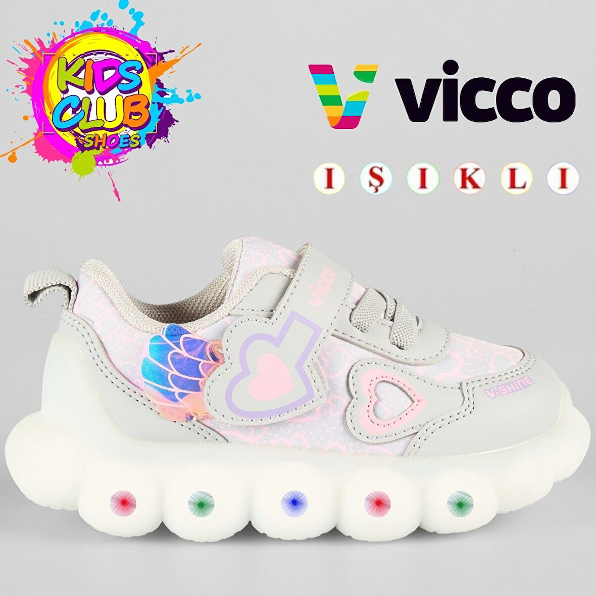 Vicco Süse Işıklı Ortopedik Çocuk Spor Ayakkabı