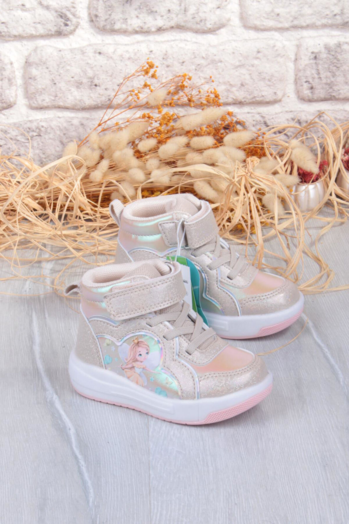 Vicco 946.B25K.419 Klint Bej Işıklı Kız Çocuk Bot