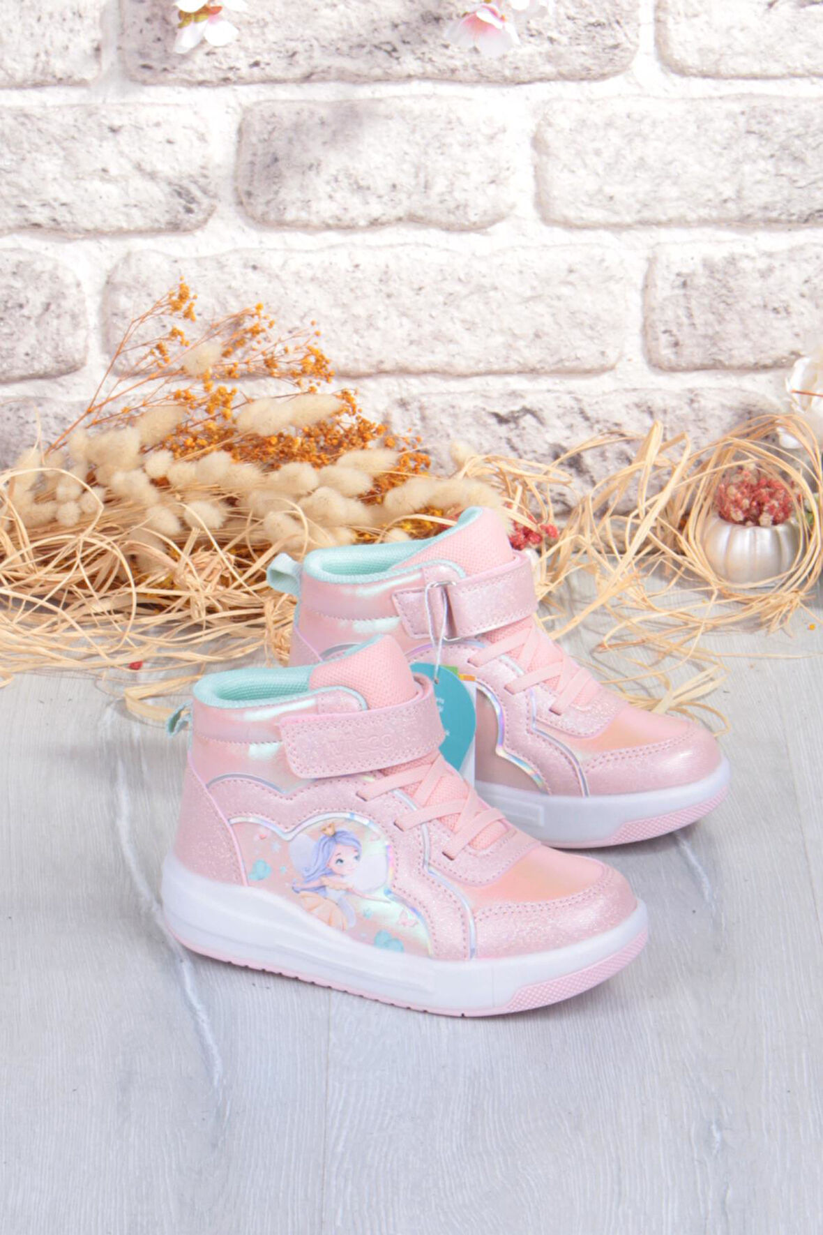 Vicco 946.P25K.419 Klint Pudra Işıklı Kız Çocuk Bot