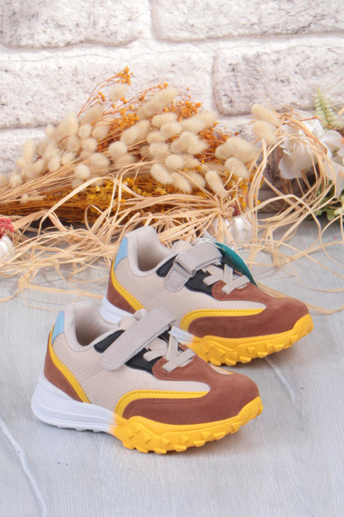 Vicco 346.B25K.253 Surf Bej Rahat Erkek Çocuk Ayakkabı