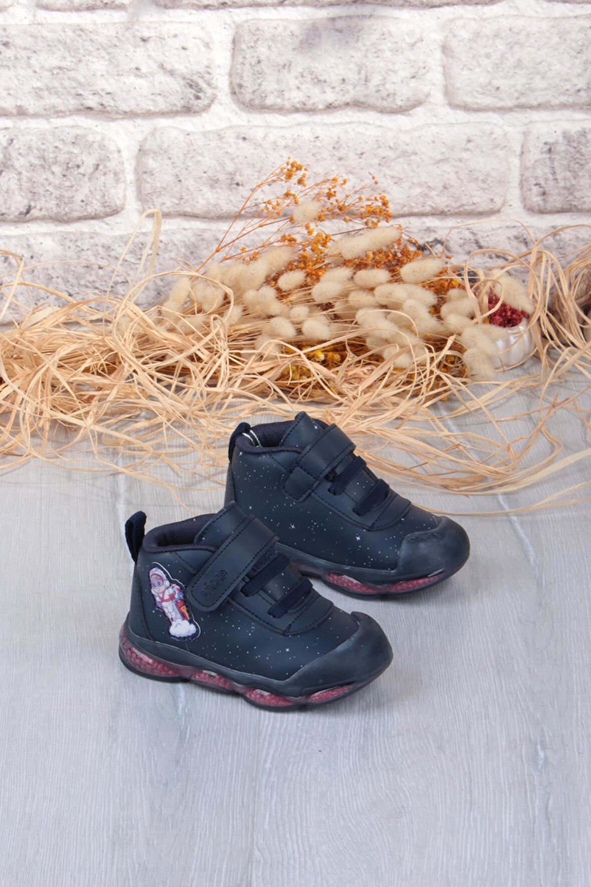 Vicco 946.E25K.447 Geminis Lacivert Anatomik İlk Adım Işıklı Erkek Çocuk Bot