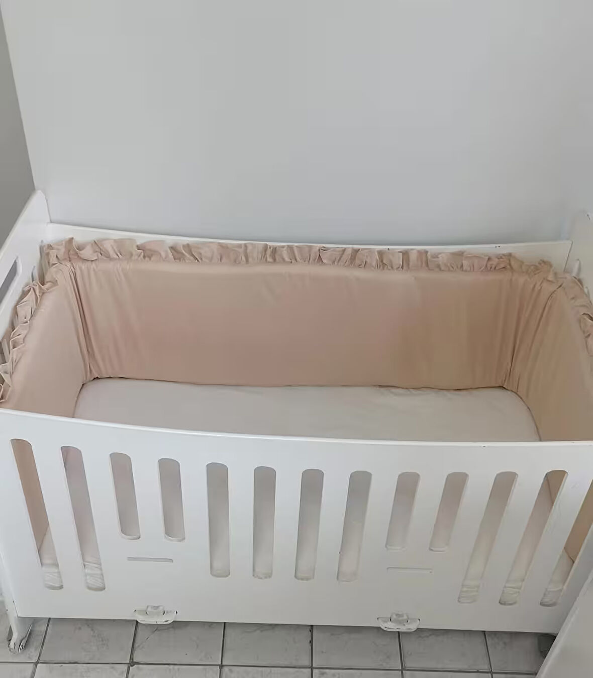  Ege Home Mia Fırfırlı Beşik Yan koruma 38×235 tek parça