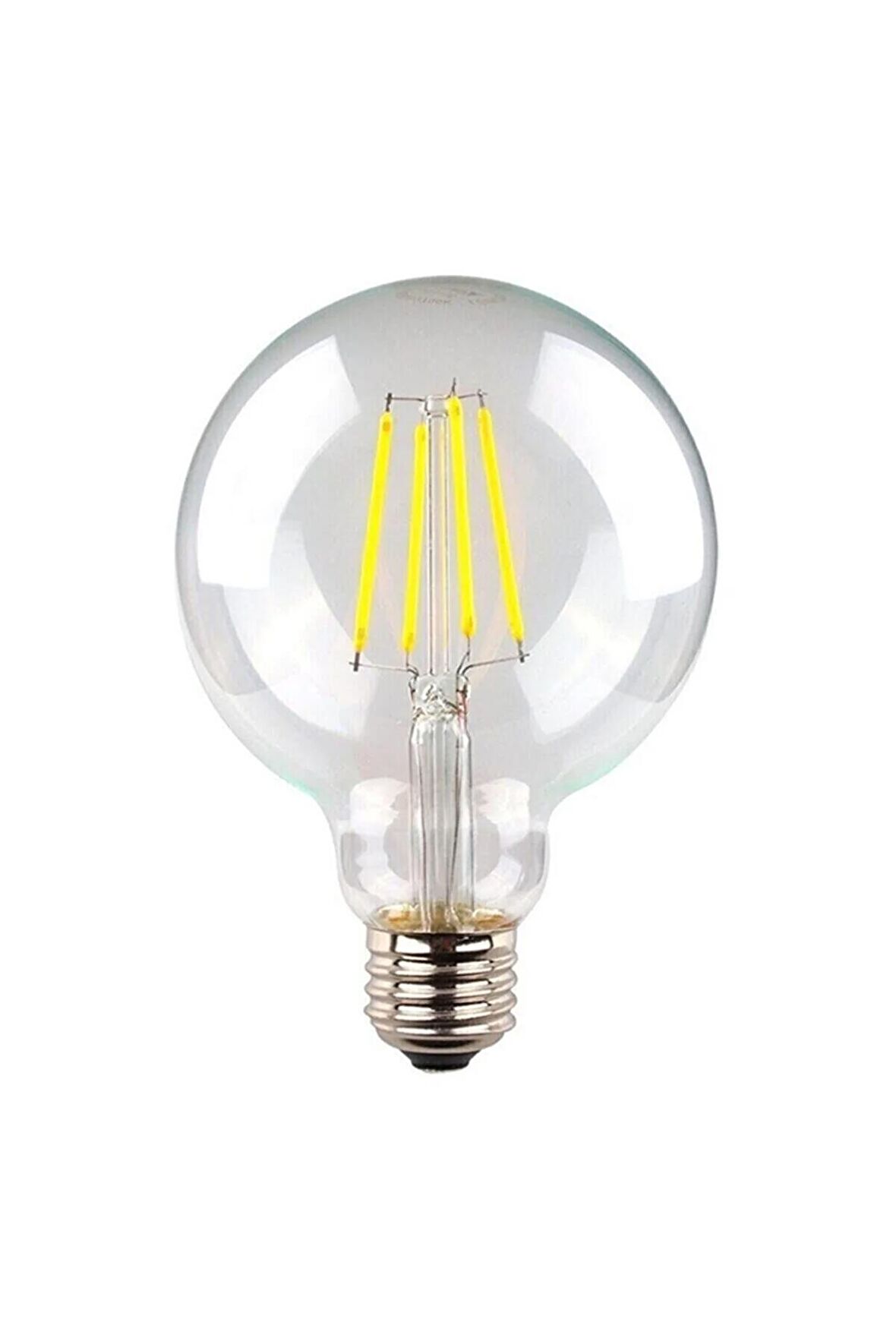 G95 Filament Edison Tip Rustik Ampul 6 Watt Led Ampul - Beyaz Işık 6500 Kelvin 660 Lümen