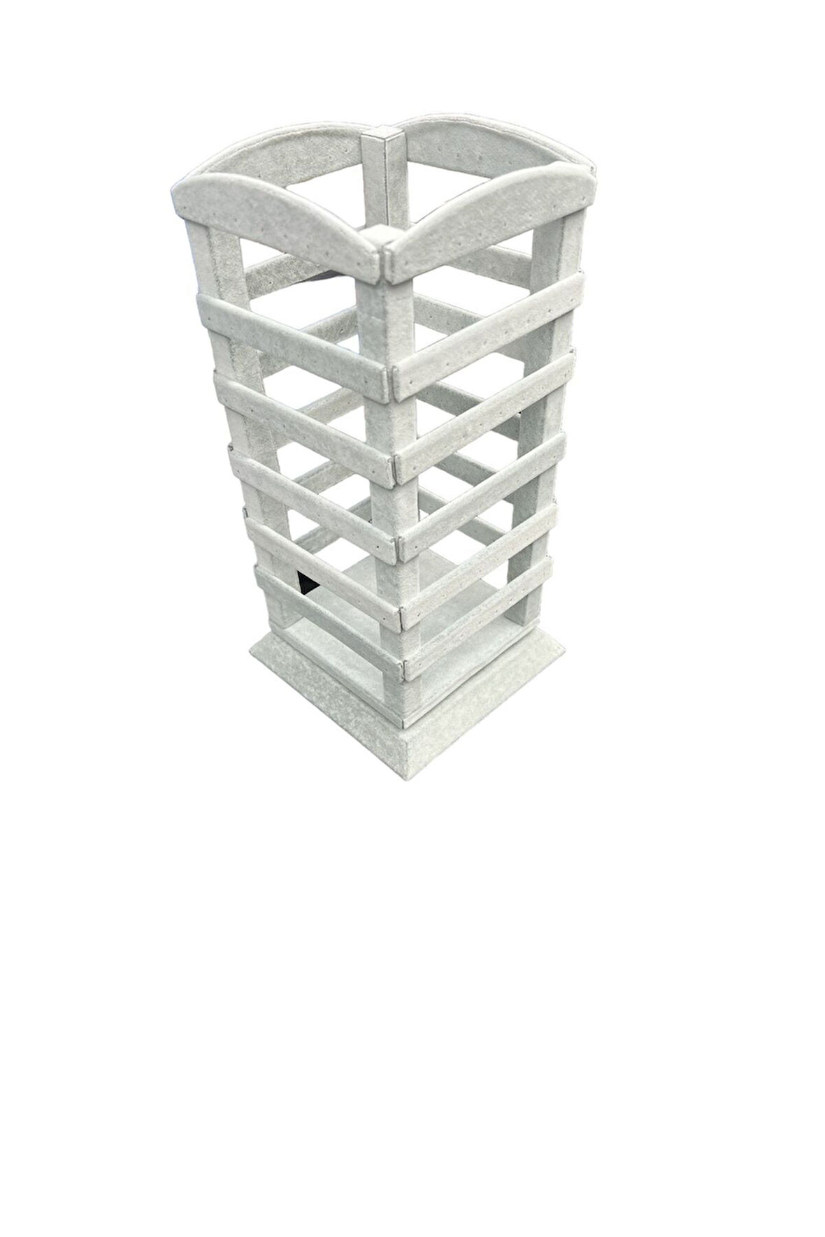 Küpe Standı Dönerli Süet Gri