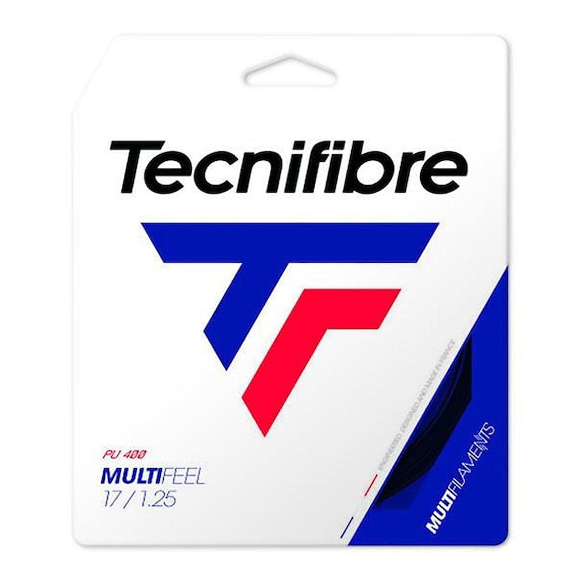 Tecnifibre Multifeel 17/1.25 Siyah Tekli Kordaj 02GMU125XB