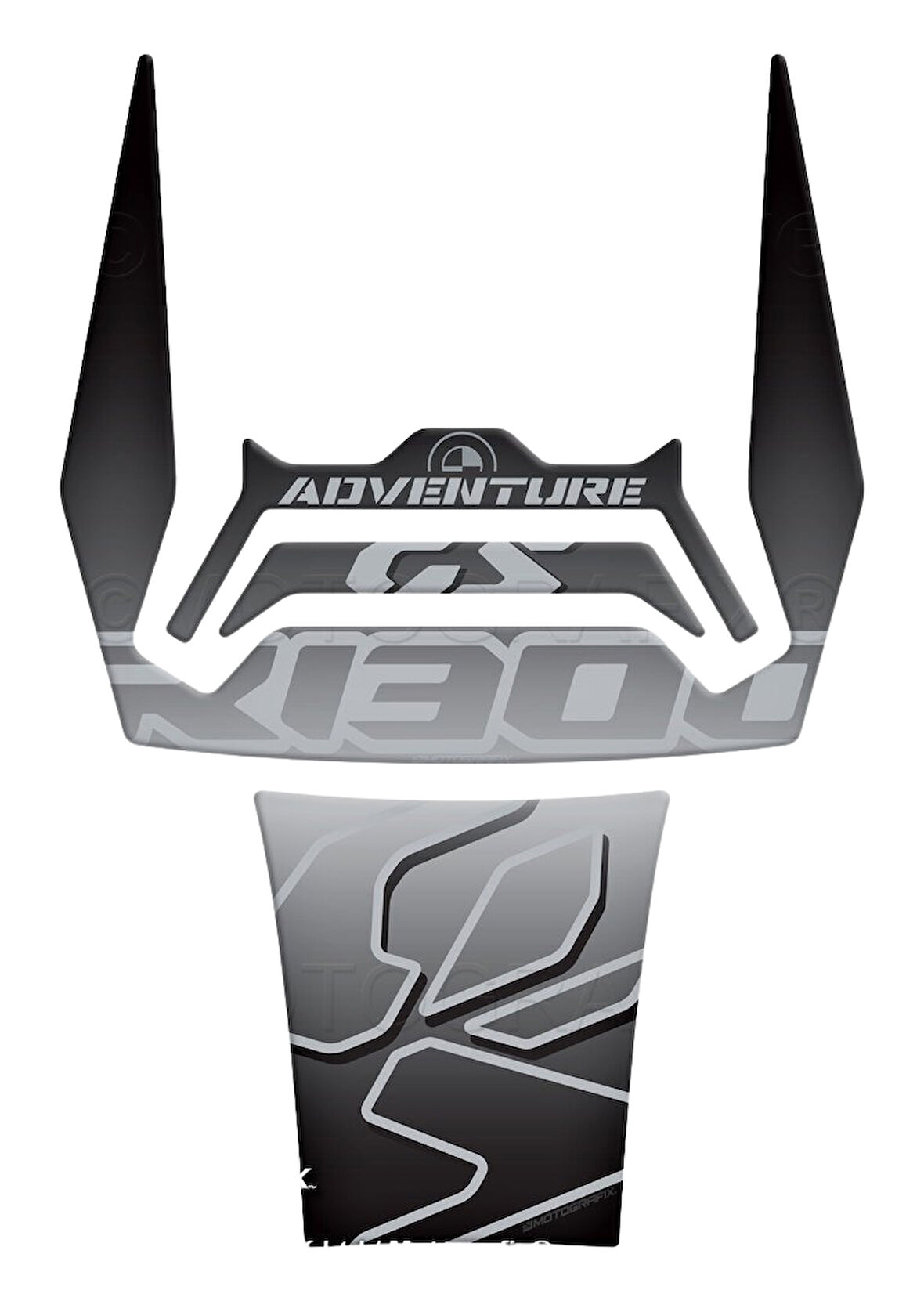 MotoGrafix Tank Pad BMW R1300GS Adventure Trophy 2024-2025
