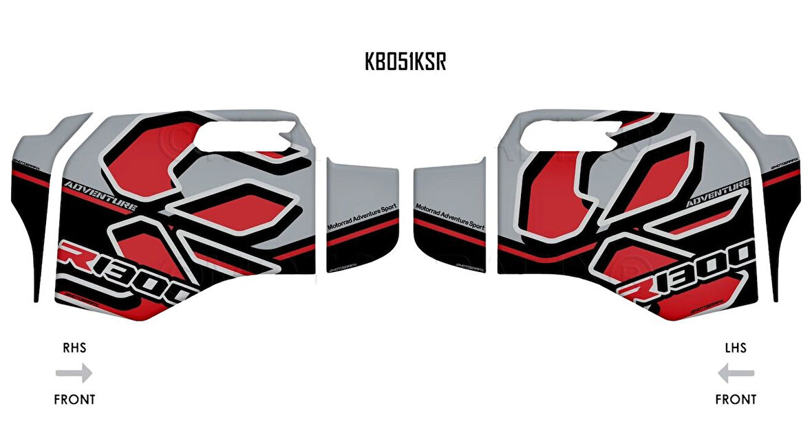 MotoGrafix Tank - Knee Pad BMW R1300GS Adventure Trophy 2024-2025