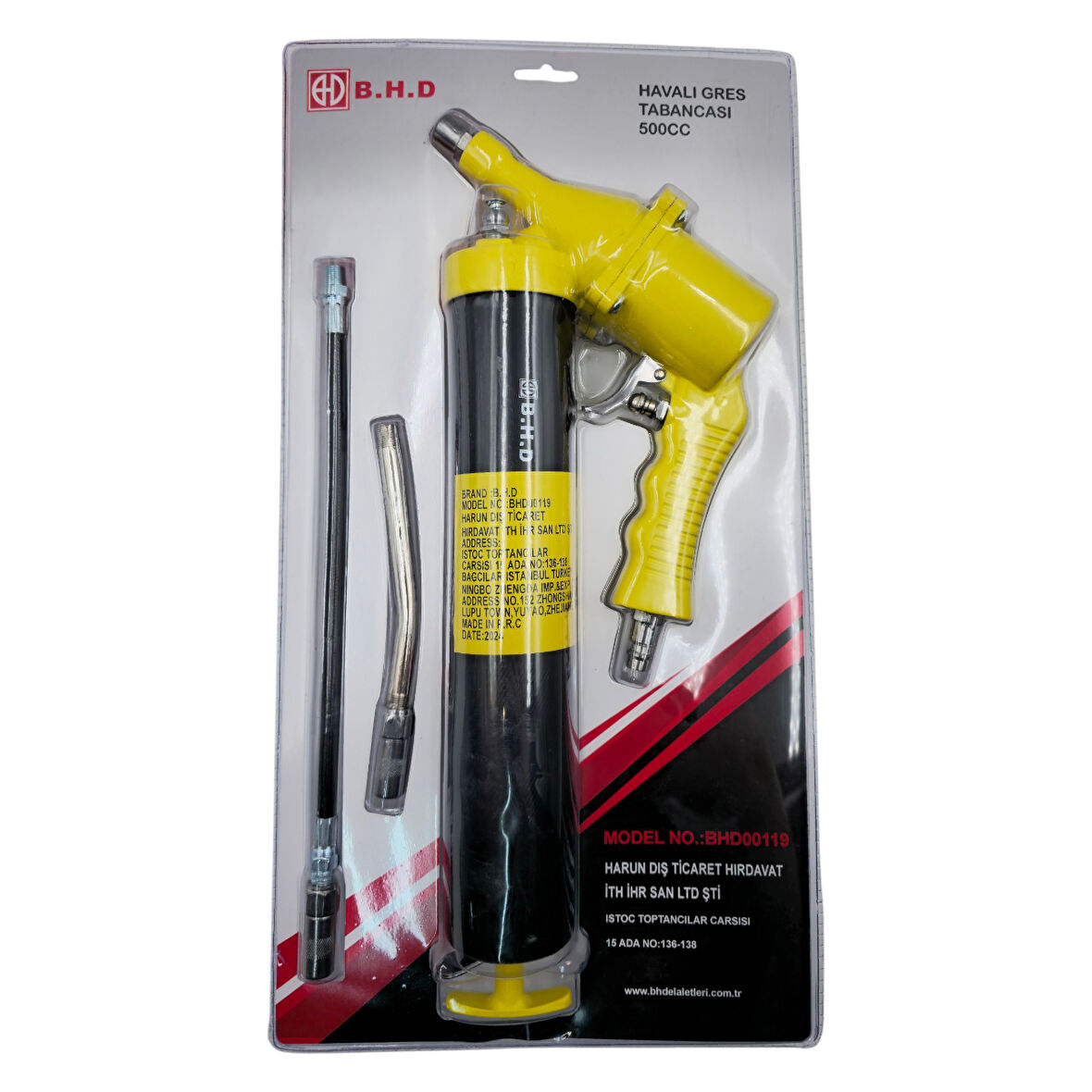 Fixonic B.H.D BHD00119 500cc Havalı Gres Tabancası/Gres Pompası
