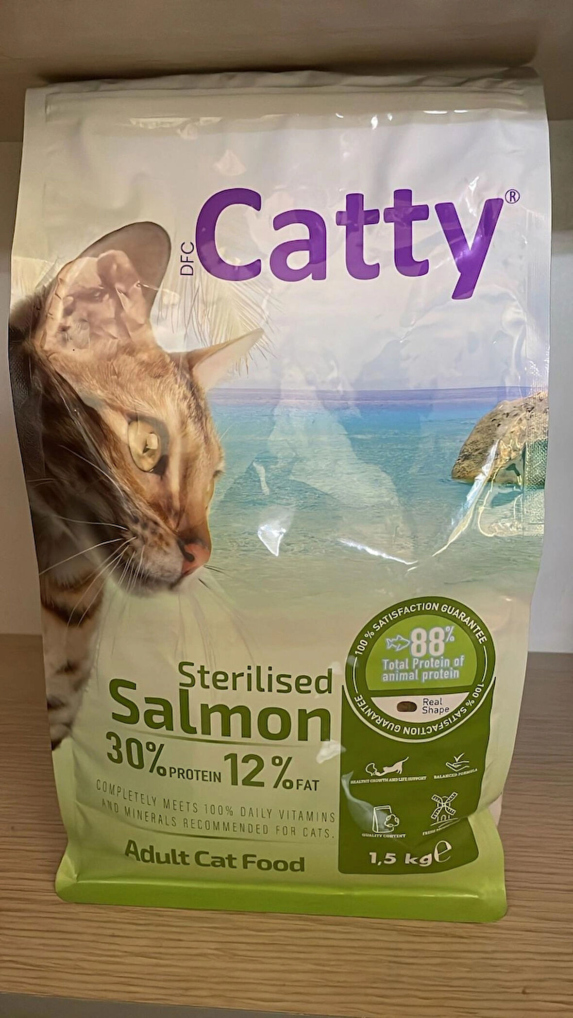 Catty Sterilised Somonlu Kısırlaştırılmış Kedi Maması 1.5 Kg
