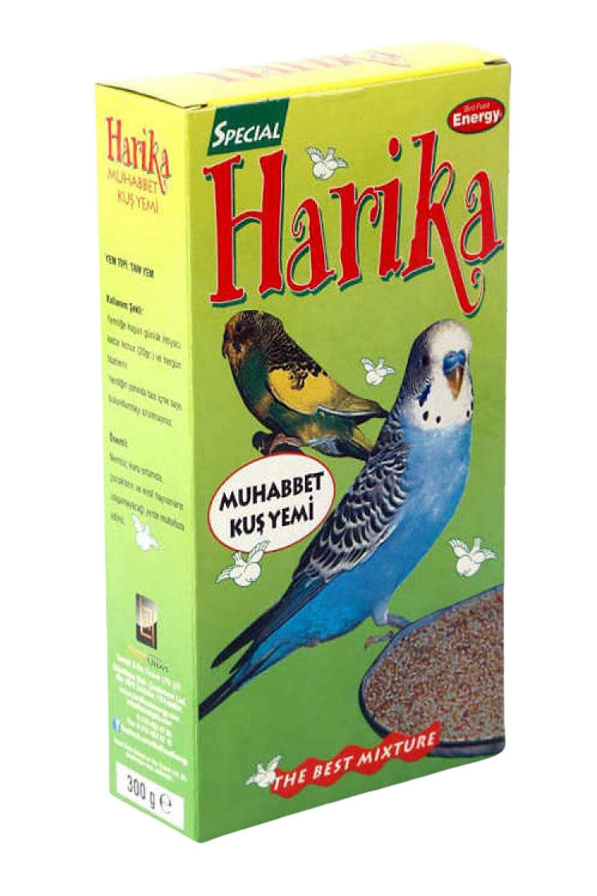 Energy Harika Muhabbet Kuşu Yemi 300 Gram-10 Kutu