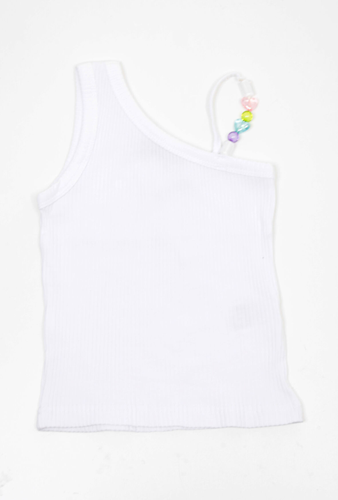 Kız Çocuk Askı Detaylı Crop WRG-4733