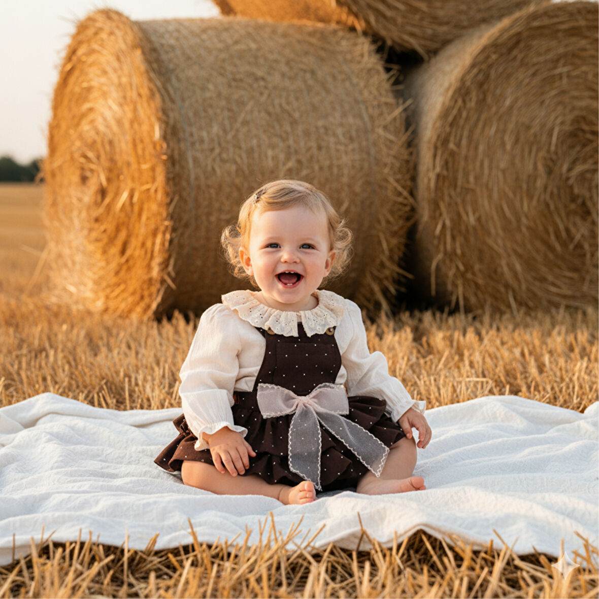 Kız Bebek Chocolette 2'li Takım CMN-3736