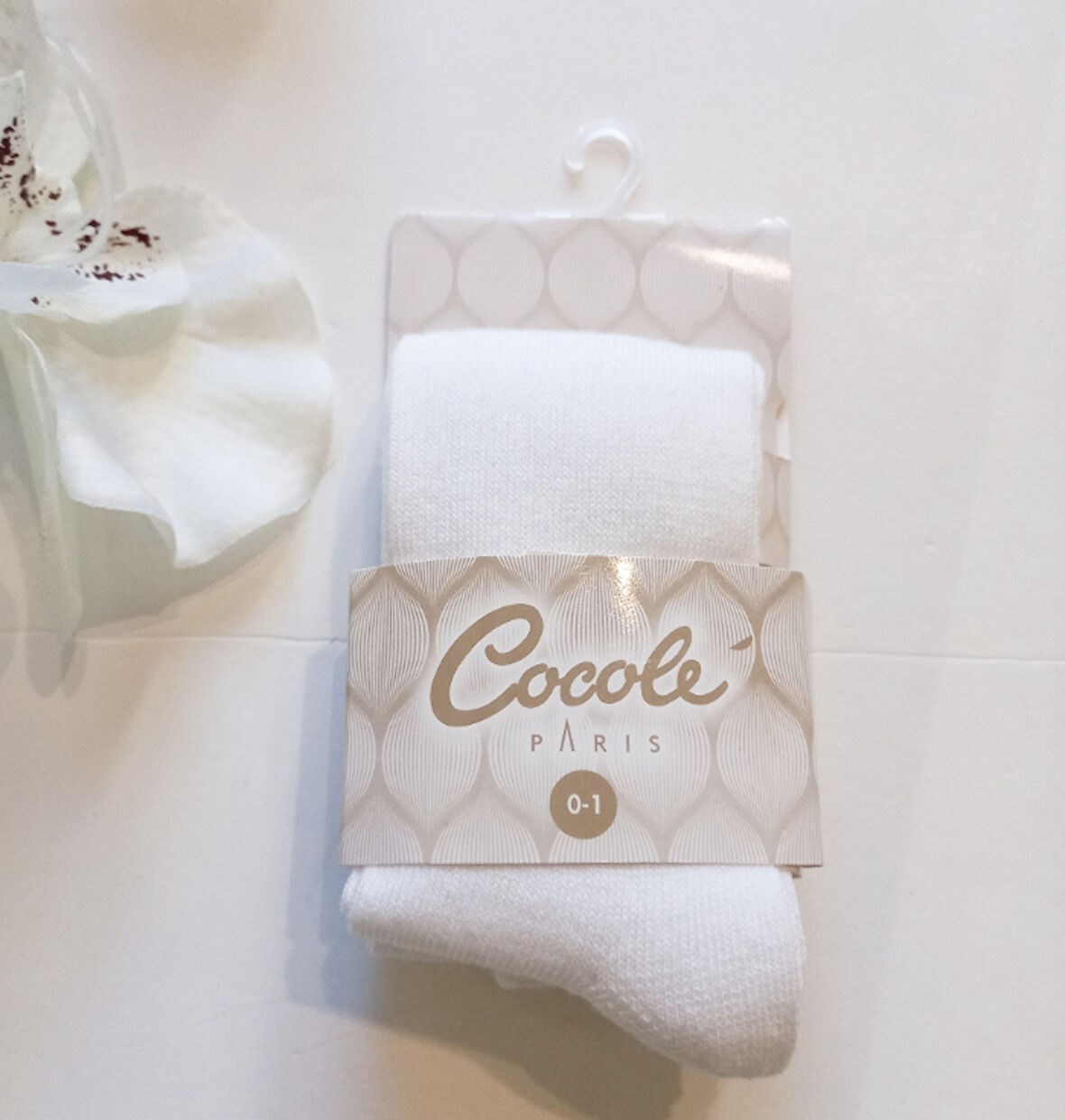 Kız Bebek Düz Külotlu Çorap COL-6001-1