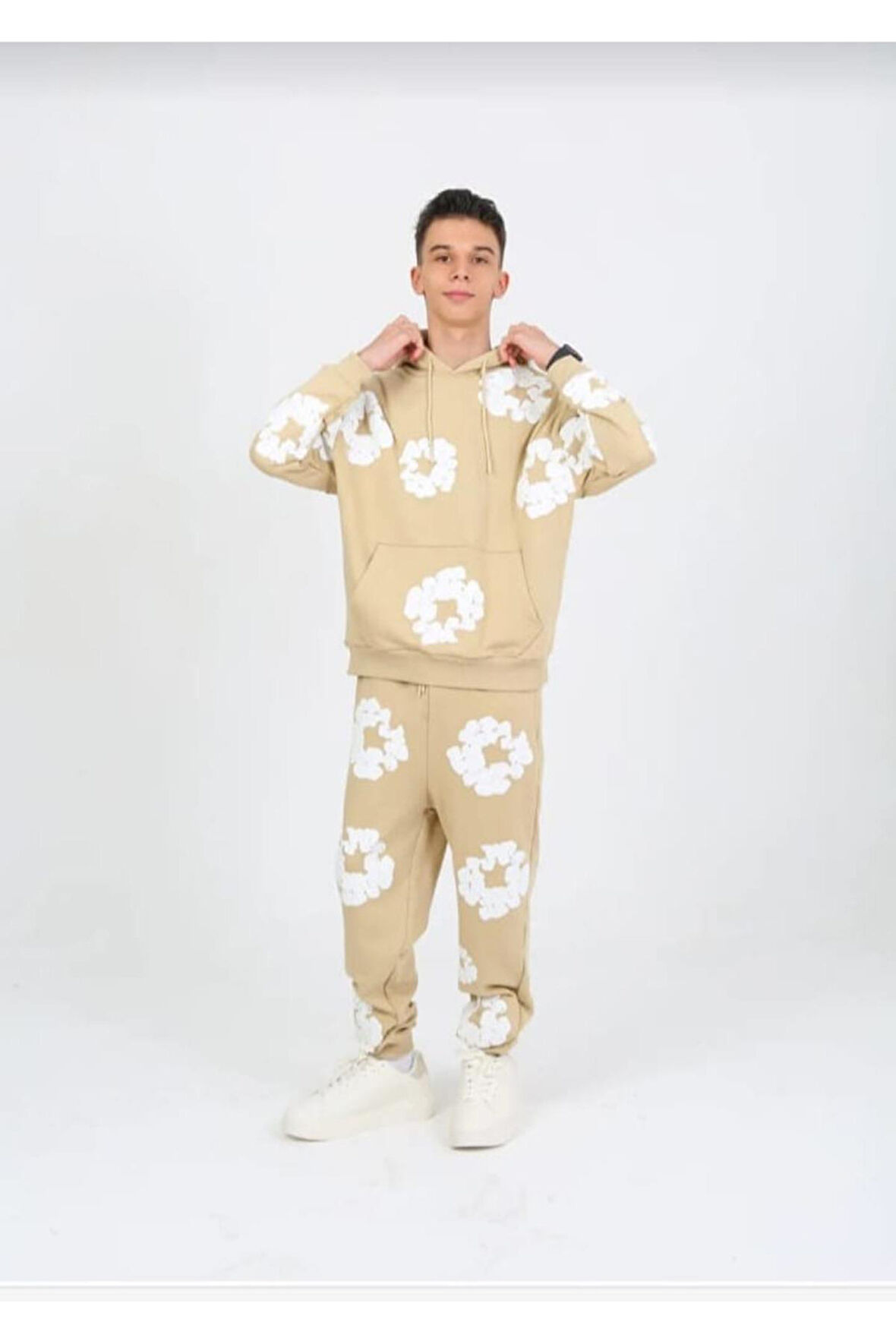 Çocuk Kapşonlu Eşofman Takımı MRN-2077