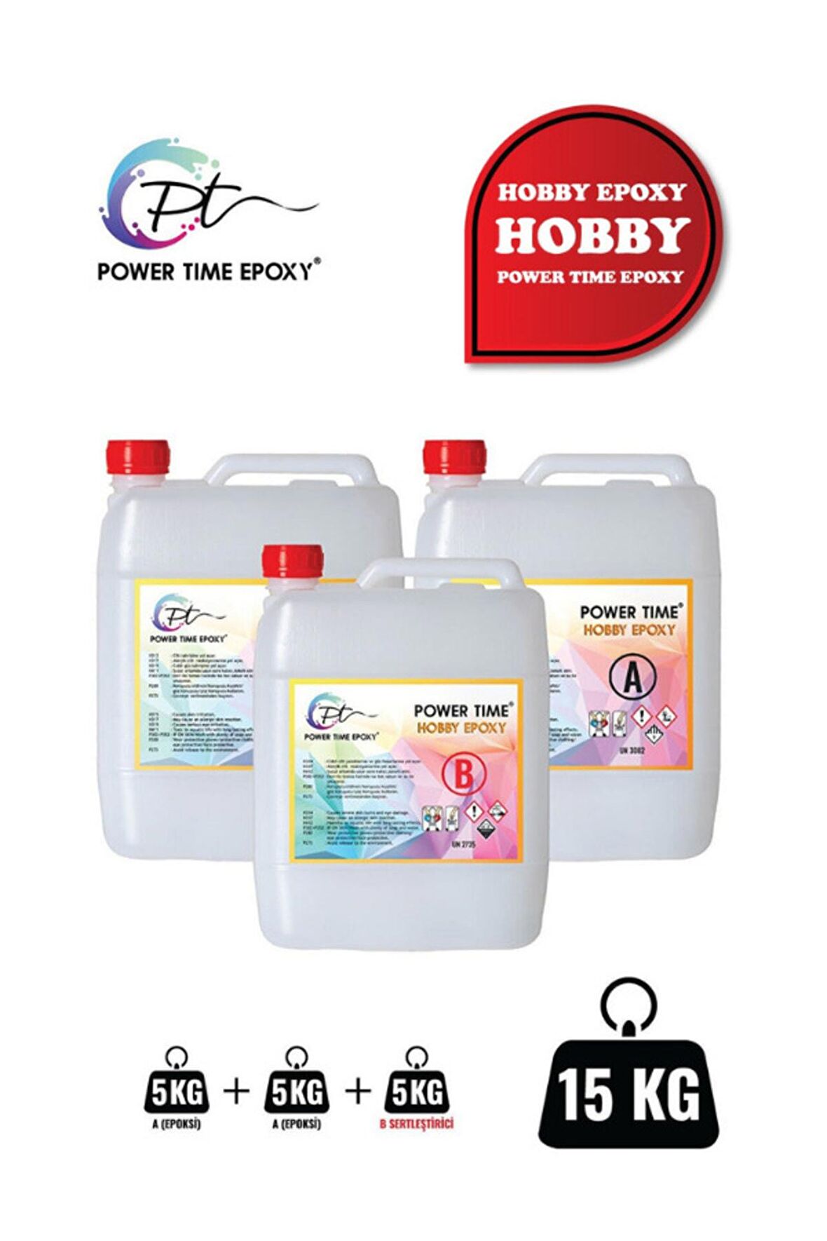 15 Kg Hobby Epoxy/ Şeffaf Epoksi Reçine Ince Döküm